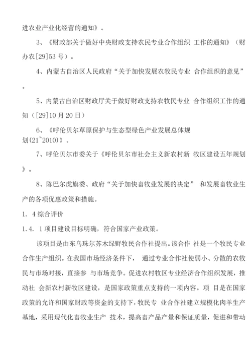 现代化规模化肉羊养殖牧场建设可行性研究报告.docx