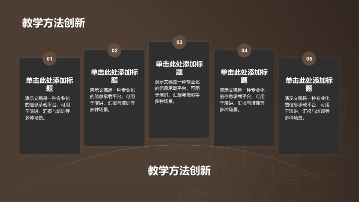 棕色商务风服装时尚通用