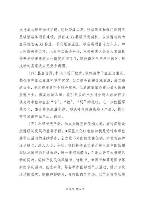 市旅游局工作计划.docx