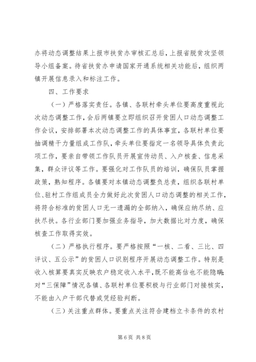 贫困人口动态调整工作方案.docx