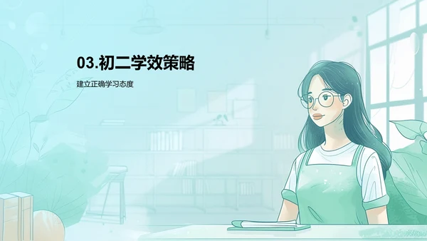 初二学习效率提升PPT模板