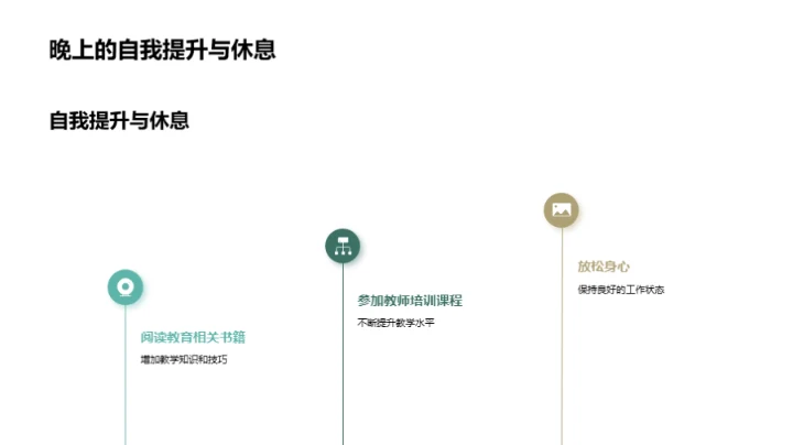 教师生涯的一天