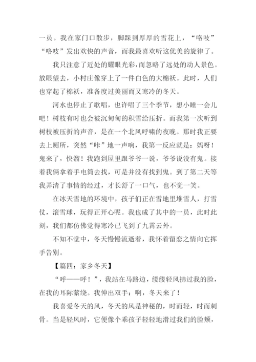描写家乡冬天的作文-1.docx