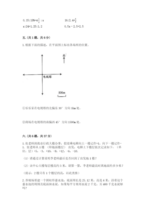 苏教版六年级数学小升初试卷（名校卷）.docx