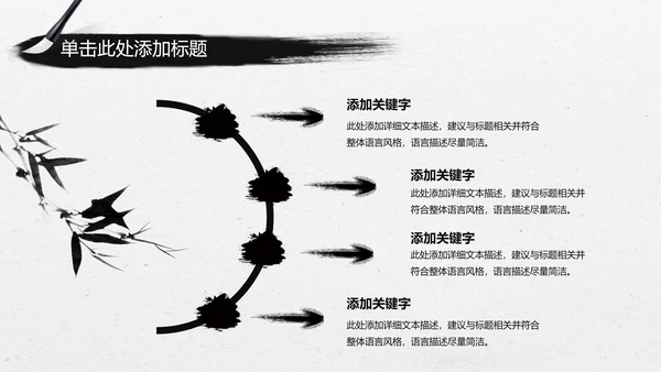 中国风水墨皮影戏传统文化PPT模板