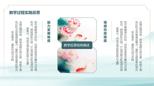 清新淡雅古风教学通用PPT模板