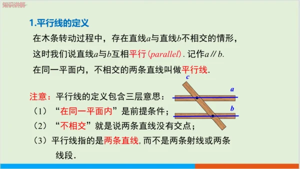 5.2.1 平行线 教学课件--人教版初中数学七年级下