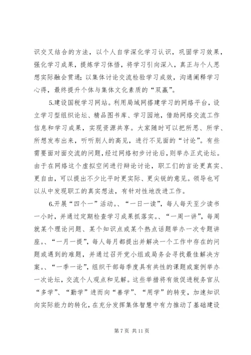 创建学习型机关征文创建学习型机关之我见.docx