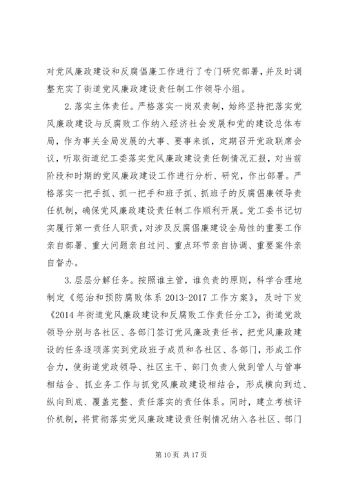 机关党风廉政建设自查报告范文.docx