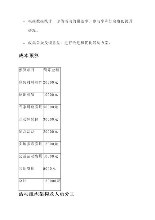 国土安全宣传周活动方案