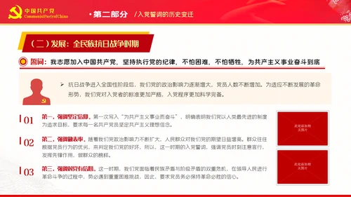 准确把握入党誓词的深刻内涵党支部PPT