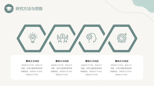 牛油果绿简约形状线条卷边翻书式论文开题报告PPT答辩1