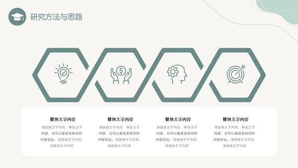 牛油果绿简约形状线条卷边翻书式论文开题报告PPT答辩1