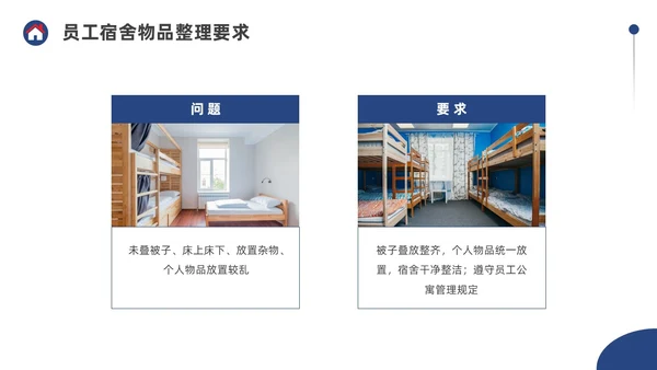 蓝色水彩简约商务物业6S管理培训PPT课件