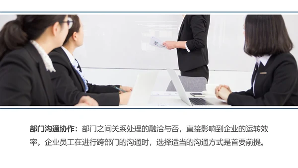 企业培训员工团队管理跨部门沟通协作PPT模板