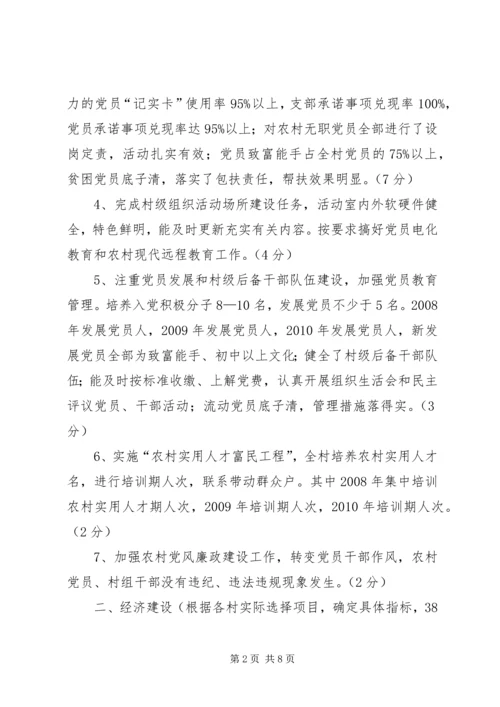 村党支部书记三年任期目标责任书 (2).docx