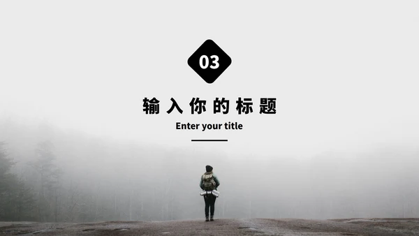 看清前路不惧迷雾个人总结汇报PPT模板