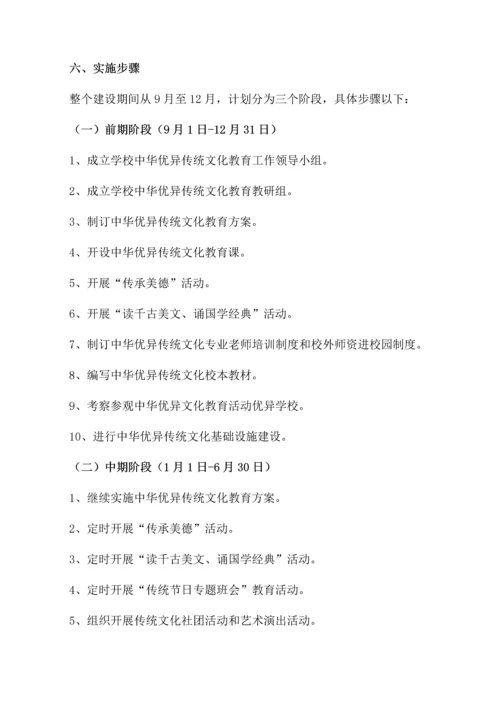 学校传统文化总体建设专业方案.docx