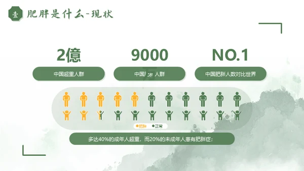 我要减肥中医的减脂养生智慧通用PPT模板
