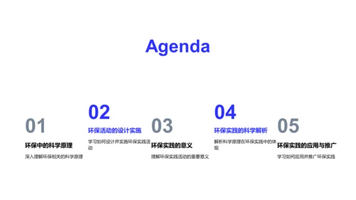 环保科学实验课PPT模板