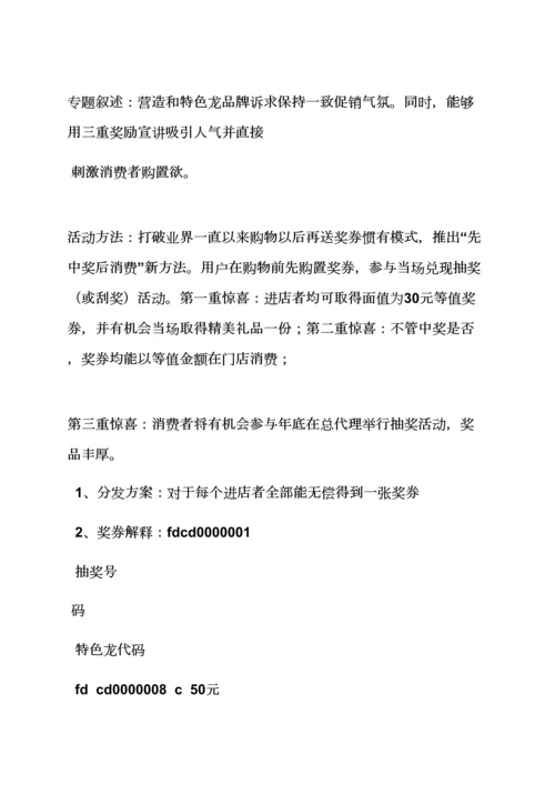 服装店开业专业策划专项方案.docx