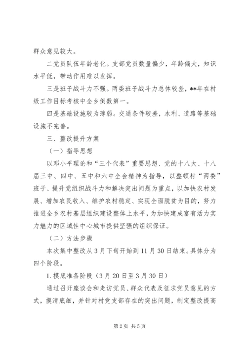 软弱涣散党组织整改方案.docx