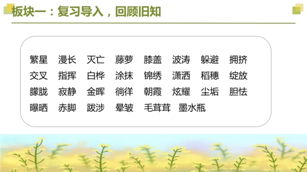 部编版2022-2023学年四年级语文下册大单元教学  第三单元    课件