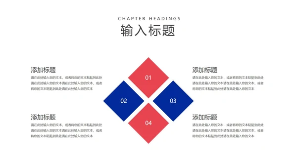 蓝色扁平风运营推广营销策划方案PPT模板