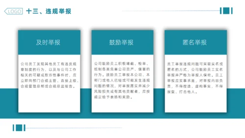 企业合规公司管理通用PPT模板