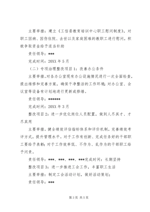 党的群众路线教育实践活动整改落实方案.docx