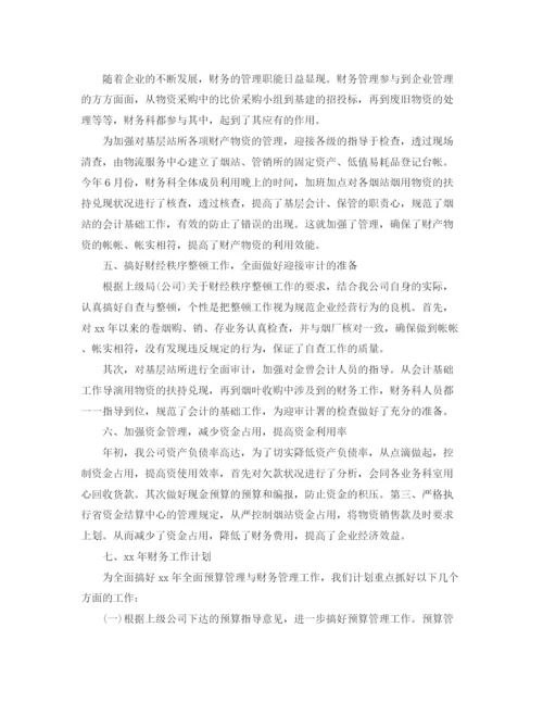 精编之财务年度计划模板【三篇】.docx