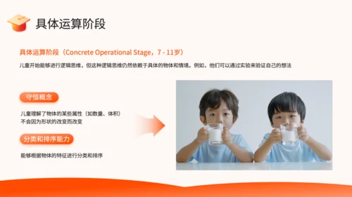 橙色简约风教育心理学PPT模板