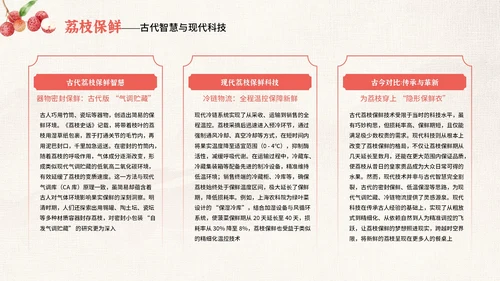 红色中国风《长安的荔枝》读书分享PPT模板