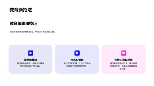 幼教良习年度报告PPT模板