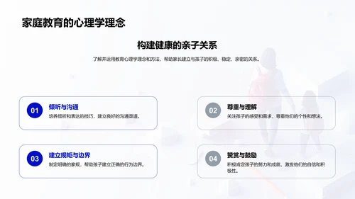 亲子教育实用指南PPT模板