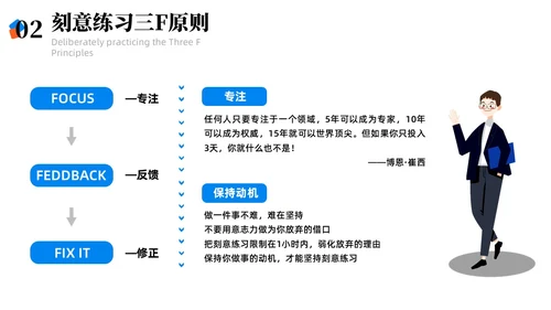 彩色简约商务刻意练习商务风PPT模板