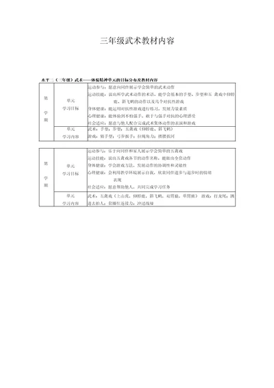 【精品】三年级武术教材