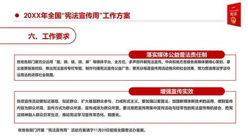 国家宪法日宪法宣传周活动工作方案党建PPT
