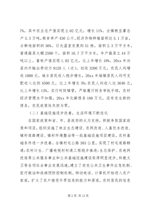 乡镇城镇建设调研报告.docx