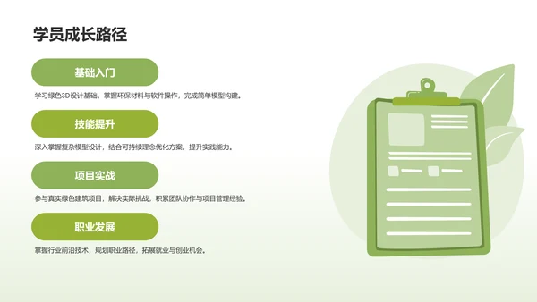 绿色3D风培训课件PPT