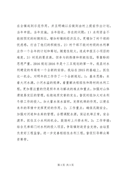 乡镇水利站年度工作总结报告.docx