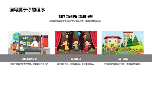 计算机科学概览PPT模板