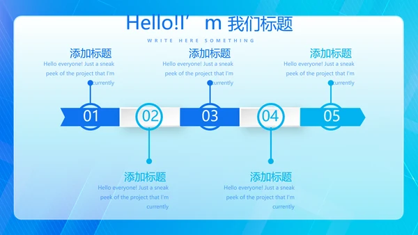 蓝色智能心脏监护项目工作总结汇报动态PPT模板