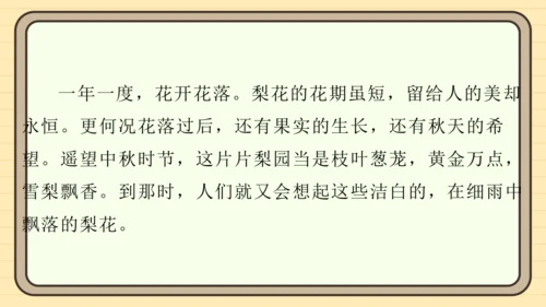 统编版语文五年级上册主题五　自然风光 阅读与写作指导   课件
