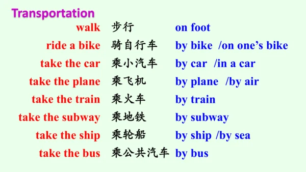 【优质课件】人教新目标（Go for it）版 七年级下 Review of Units 3—4复习