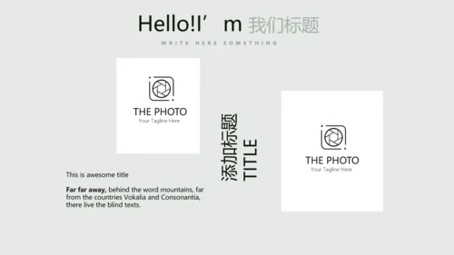 文艺小清新公司产品介绍宣传通用PPT动态模板