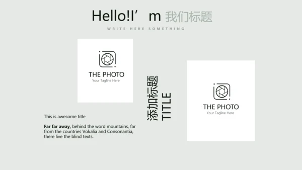 文艺小清新公司产品介绍宣传通用PPT动态模板