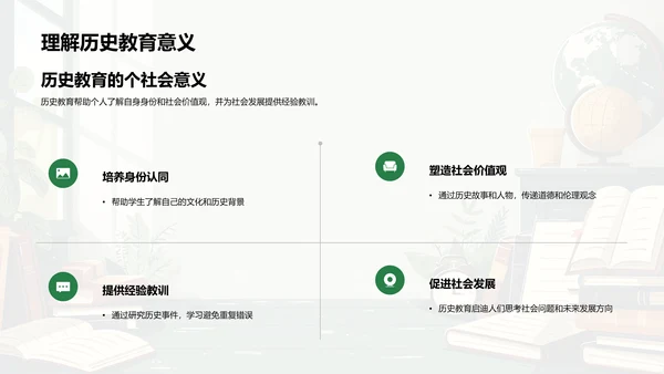 历史教育新实践PPT模板