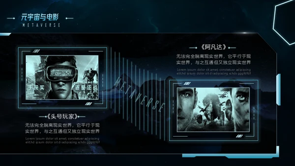 元宇宙科技未来已来通用PPT模板