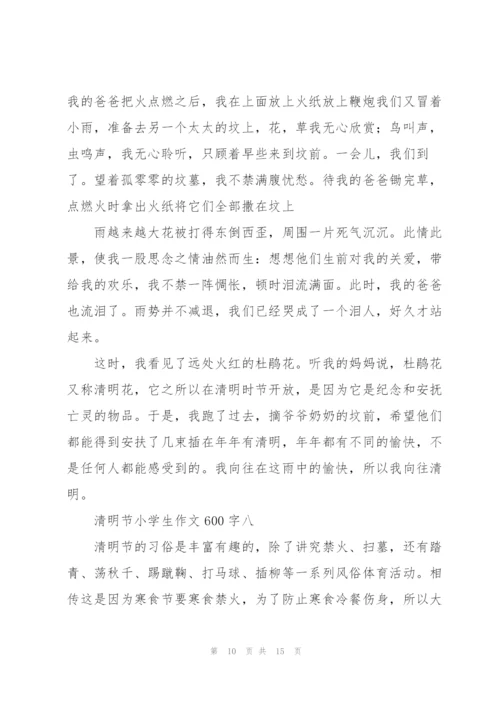 清明节小学生作文600字10篇.docx